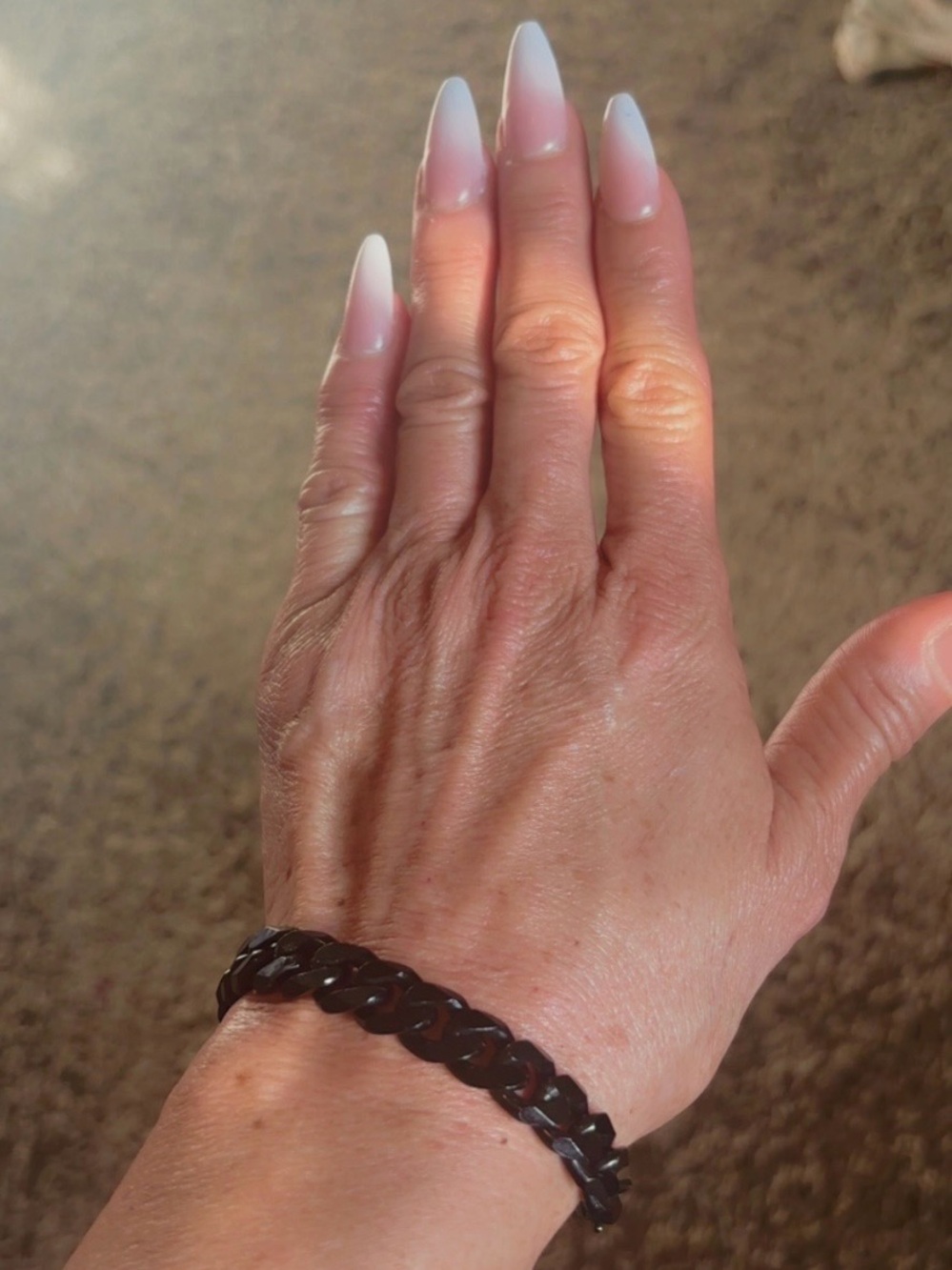 Stylish Black Chain Link Bracelet -Unisex